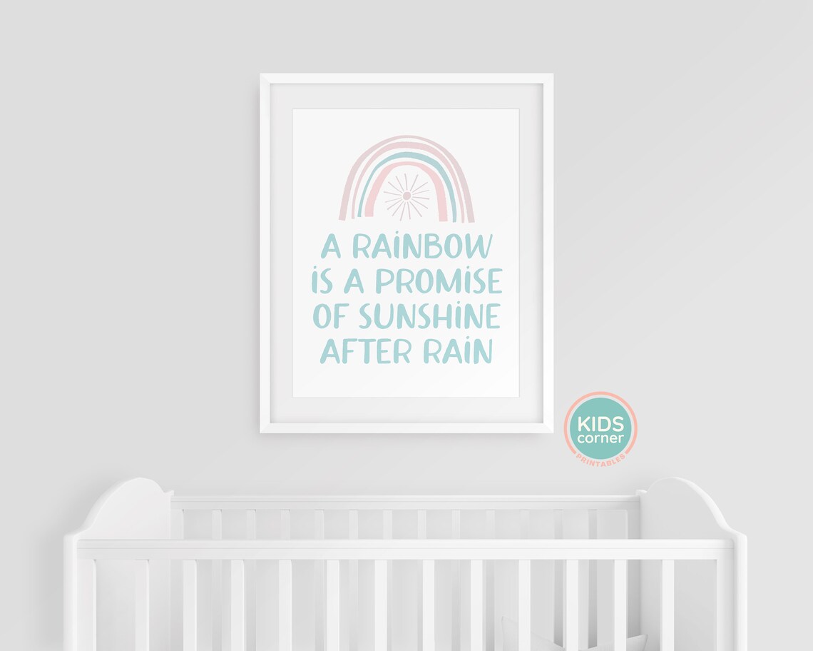 Rainbow Is A Promise Of Sunshine After Rain Quote - Image 3