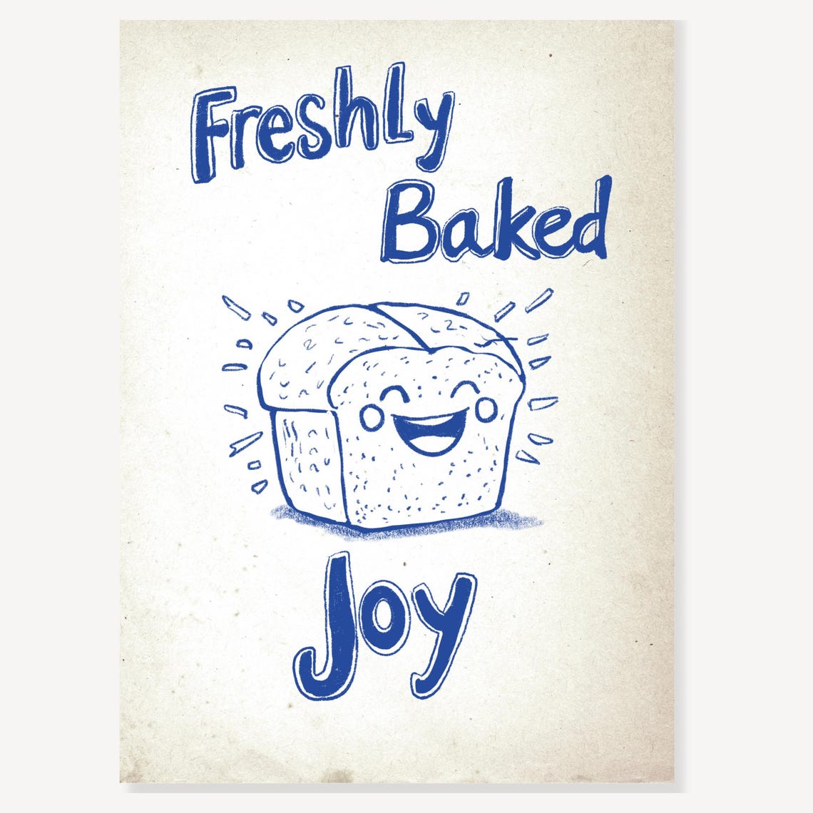 Retro Poster Bread Print Modern Kitchen Decor Retro Poster Vintage Wall Art Poster Kitchen Decorretro Illustration Motivational Print - Image 2