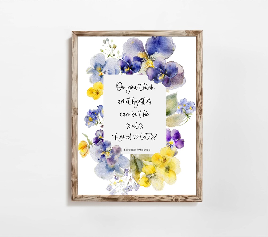 Anne Of Green Gables Quote Art Print, Spring Decor - Image 2