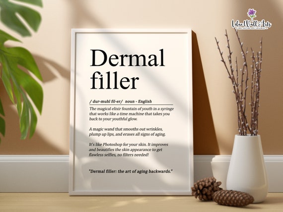 Dermal Fillers Print Aesthetic Clinic Decor Botox And Filler Beauty Salon Decor Aesthetics Art Beauty Wall Art Beauty Therapist