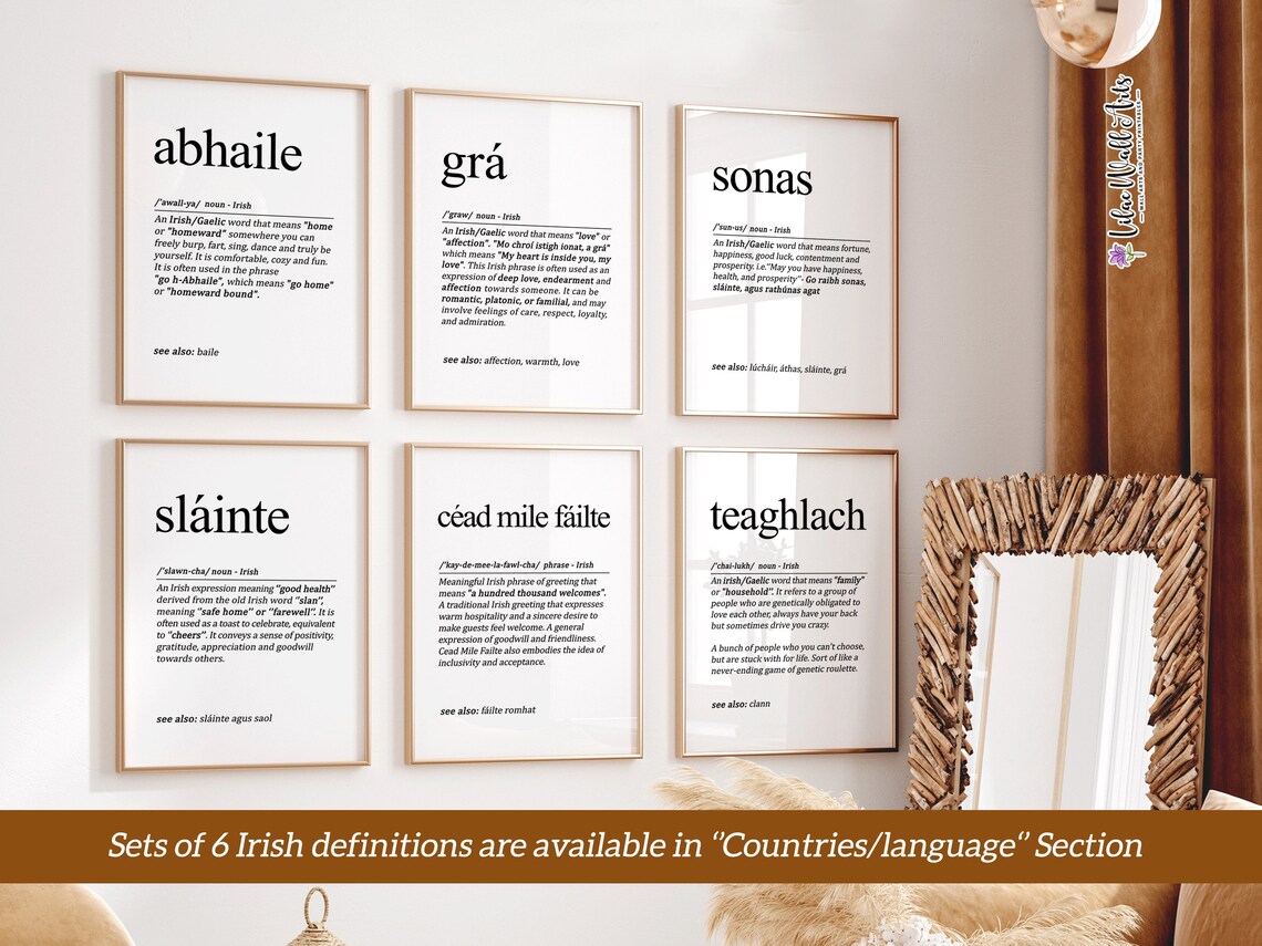 Cad Mle Filte Irish Definition Travel Poster - Image 5