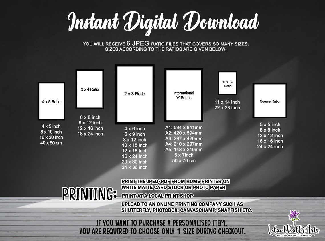 Personalized Custom Word Definition Print for Modern Home Decor - Image 2