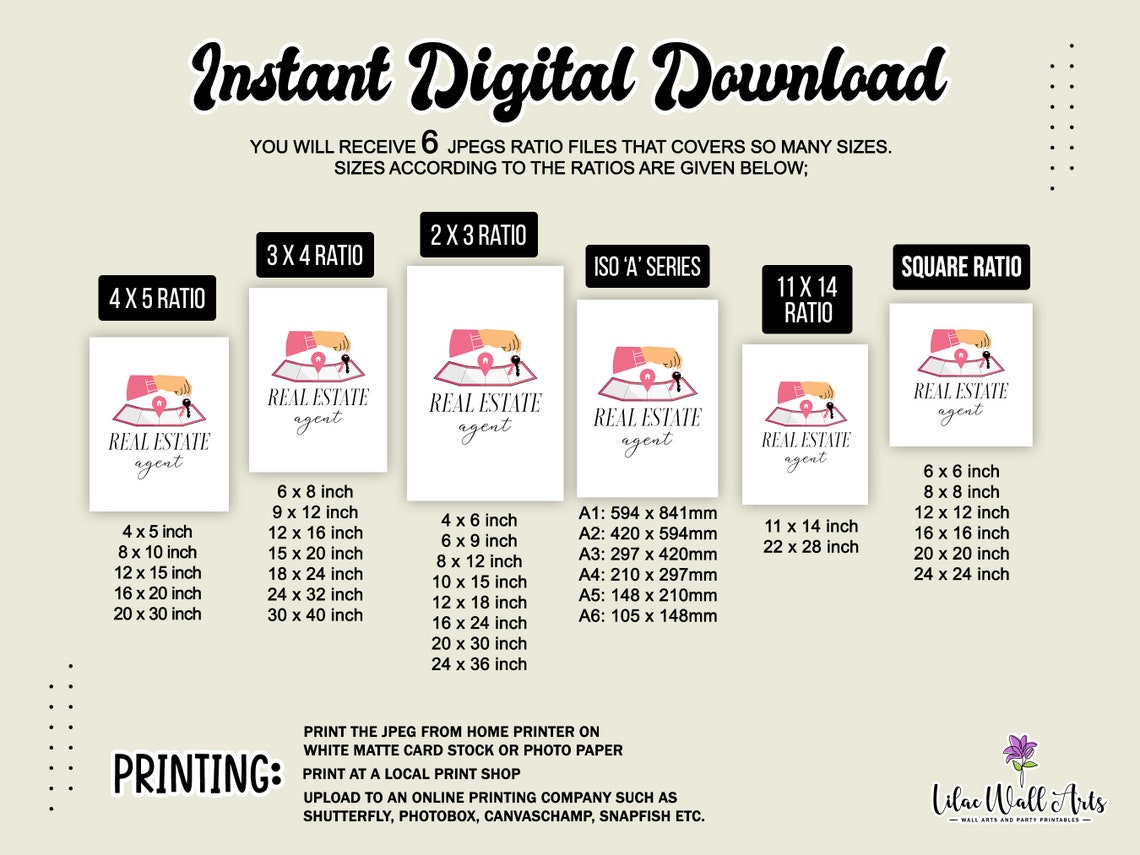 Real Estate Agent Realtor Office Dcor Best Realtor Marketing Real Estate Art Real Estate Sign Realtor Art Print Real Estate Wall Art - Image 2