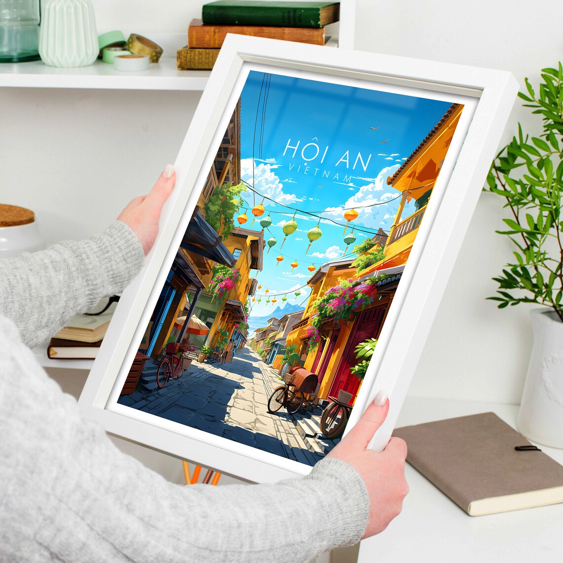 Hoi An Vietnam Travel Poster, Place-Inspired Art Print - Image 4