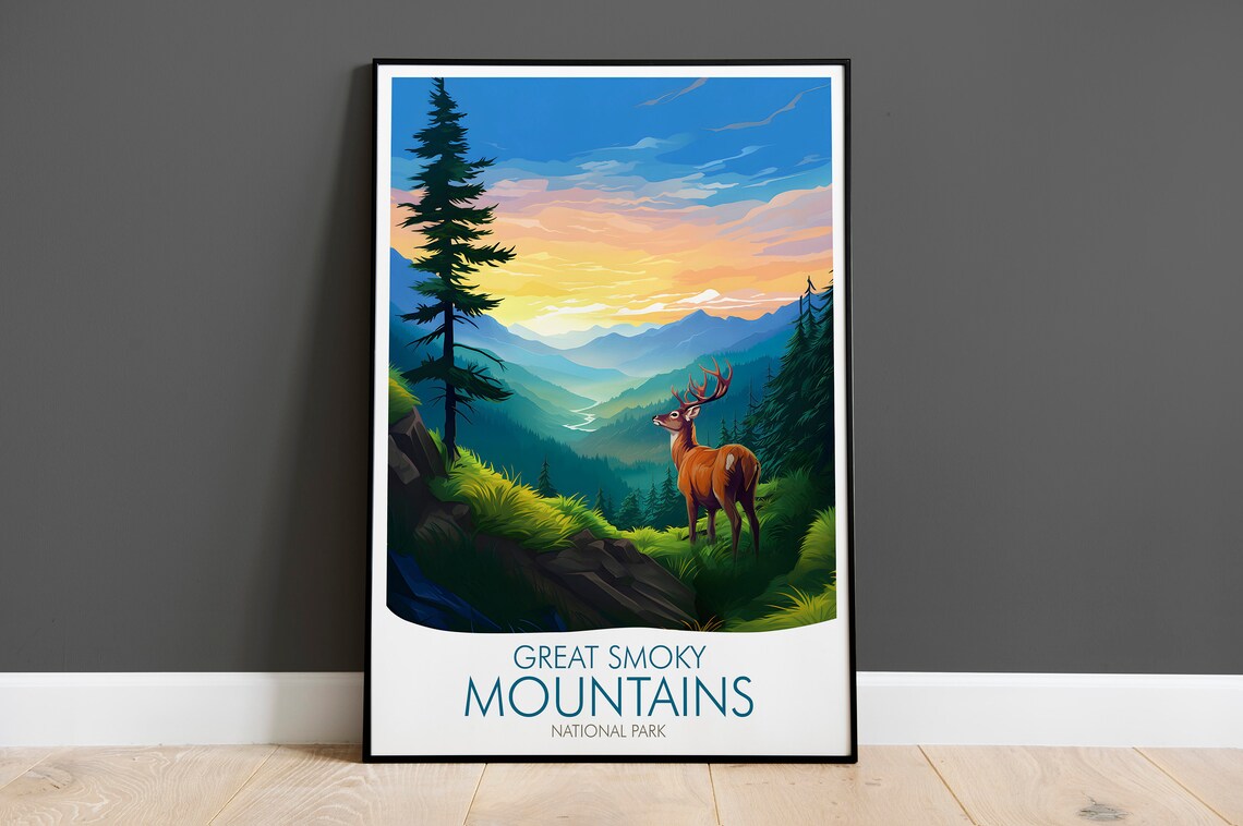 Great Smoky Mountains Print National Park