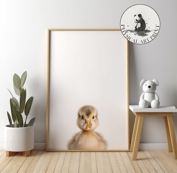 Sweet Baby Duckling Nursery Portrait Animal Photography Wall Art