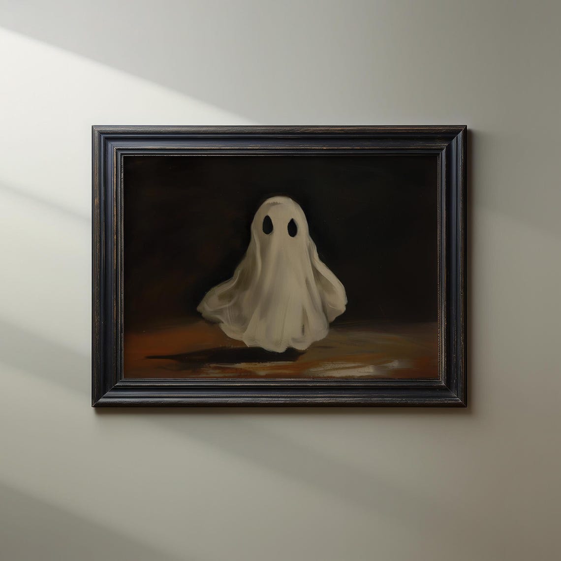 Cute Art Print Whimsical Halloween Decor Charming And Spooky Wall For Fall Season