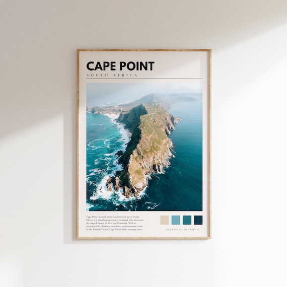 Cape Point Print Cape Point South Africa Cape Point Poster South Africa Wall Art Cape Point Photography Print P 070