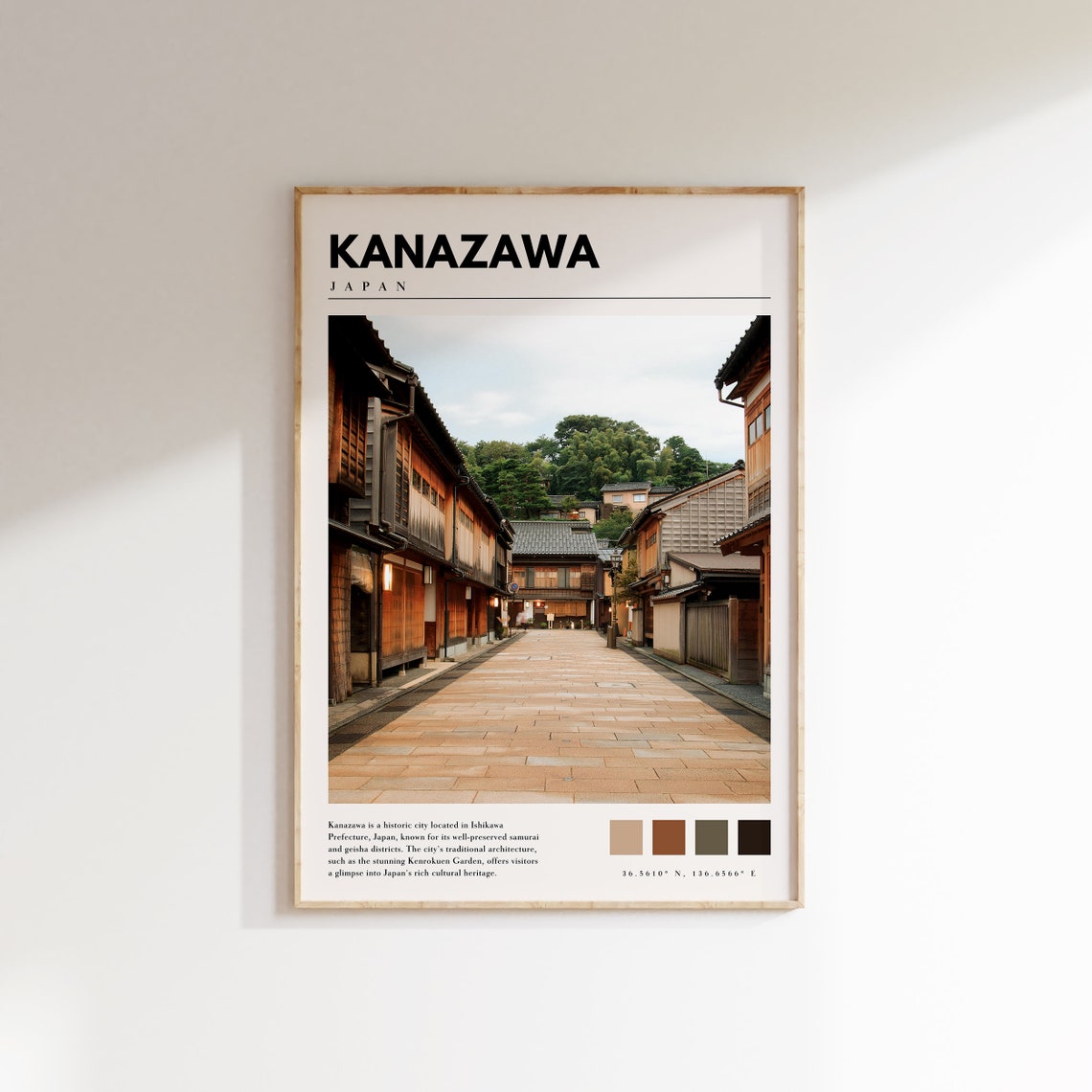 Japan Wall Print Kanazawa Japanese Poster Kanazawa Photography Kanazawa Photo Wall Art P 225