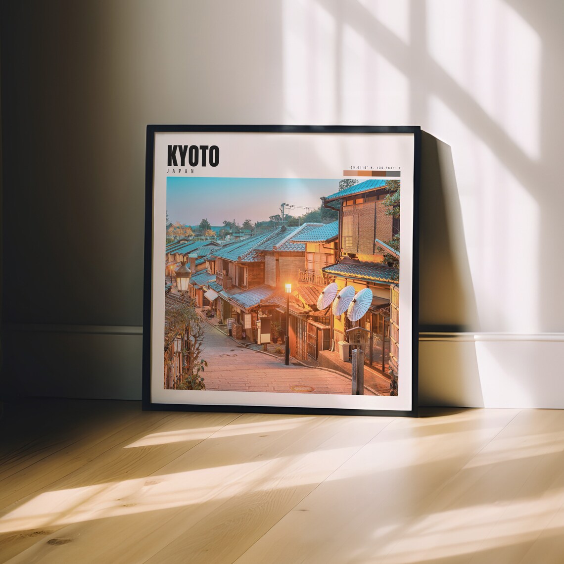 Kyoto Japan Travel Poster, Kyoto Wall Art Decor - Image 3