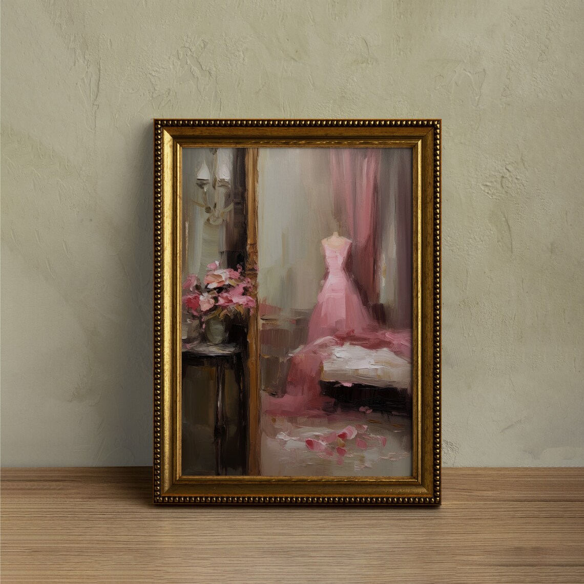 Vintage Dressing Room Preppy Room Decor Poster