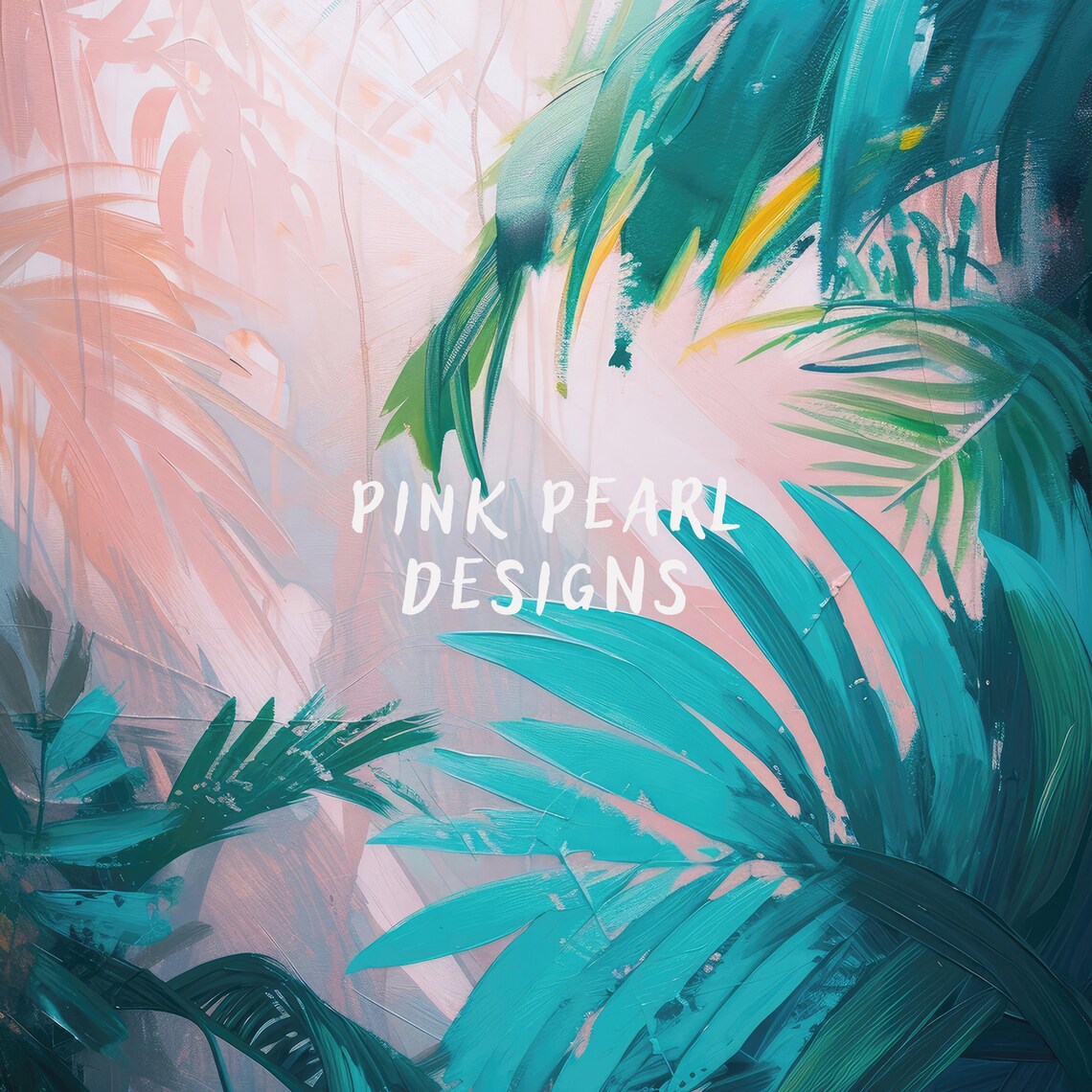 Preppy Palm Tree Trendy Botanical Art Print - Image 7