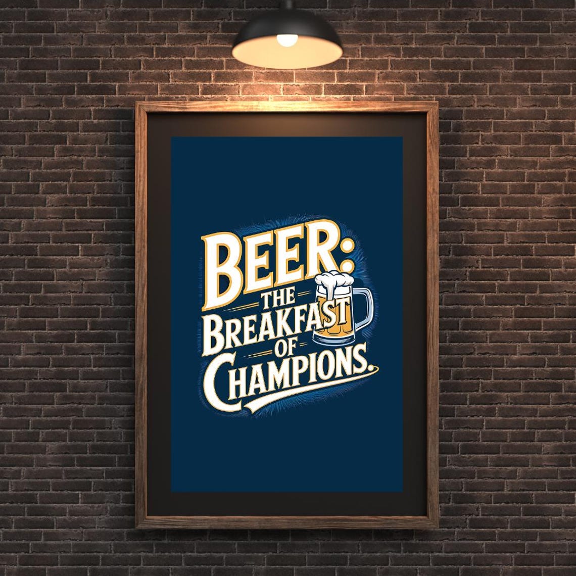 Beer Humor Poster, Beer Lovers Bar Gift - Image 3