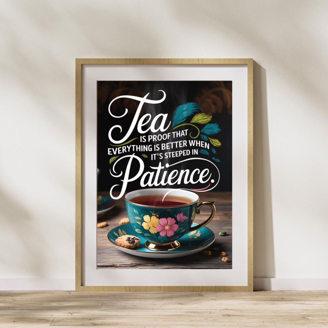 Tea Humor Wall Art Print, Tea Lover Gift - Image 3