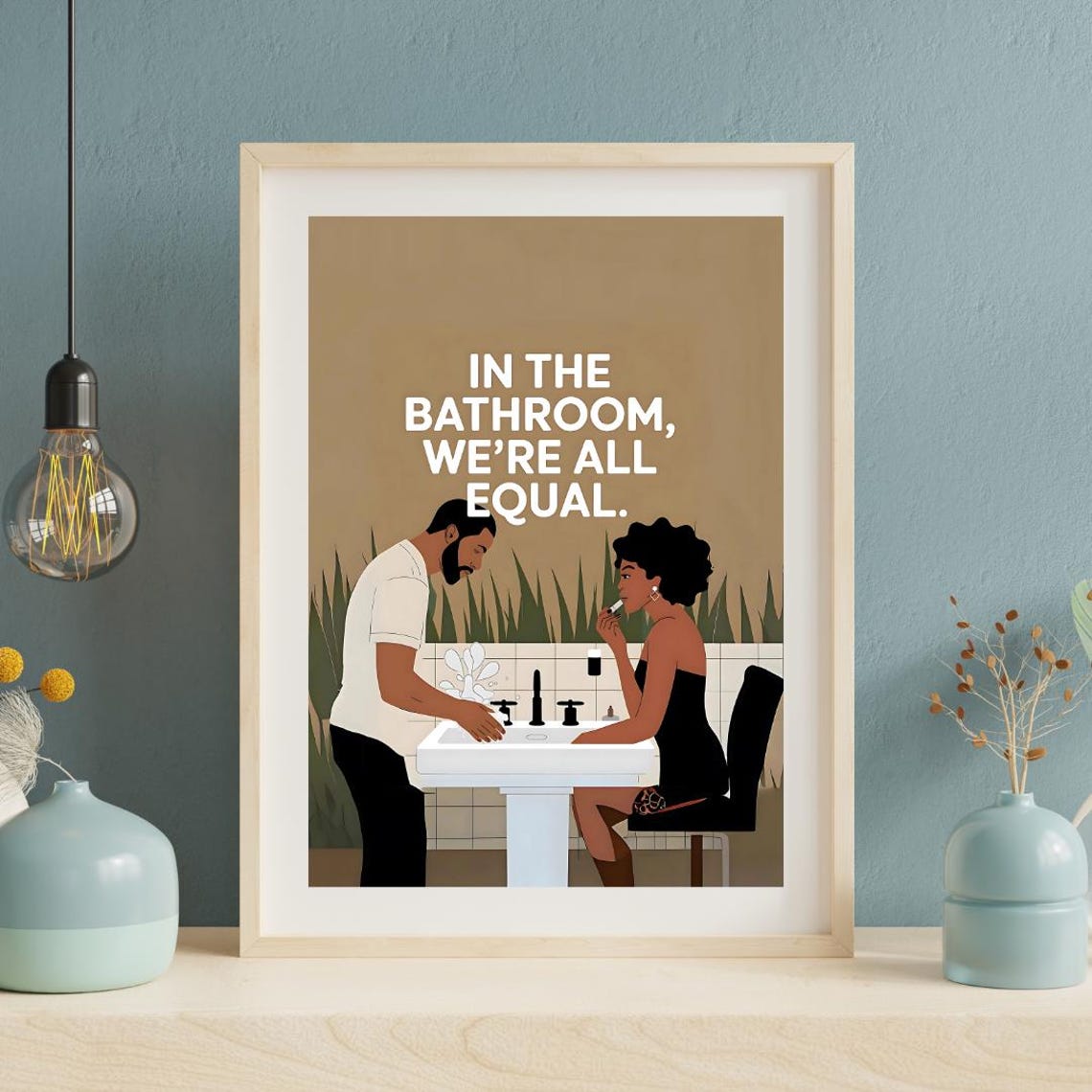 Funny Bathroom Toilet Humor Art Print - Image 2
