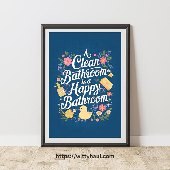 Funny Bathroom Print Bathroom Poster Funny Bathroom Poster Bathroom Wall Decor Toilet Humor Shower Poster Funny Quote Toilet Wall Art