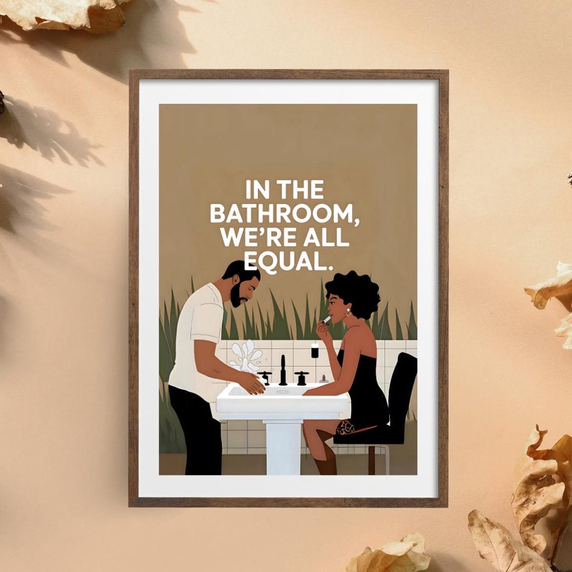 Funny Bathroom Toilet Humor Art Print - Image 4