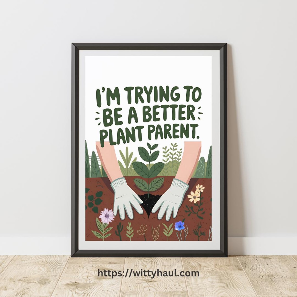 Funny Kitchen Wall Art Humor, Vegan Jokes Art Print