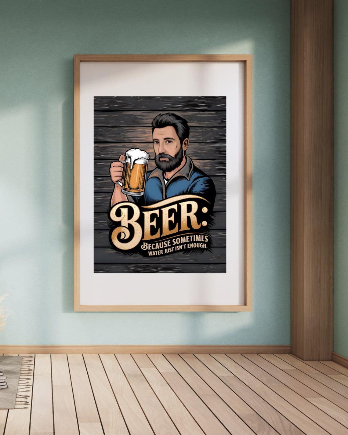 Beer Wall Art, Funny Beer Jokes Poster - Image 6