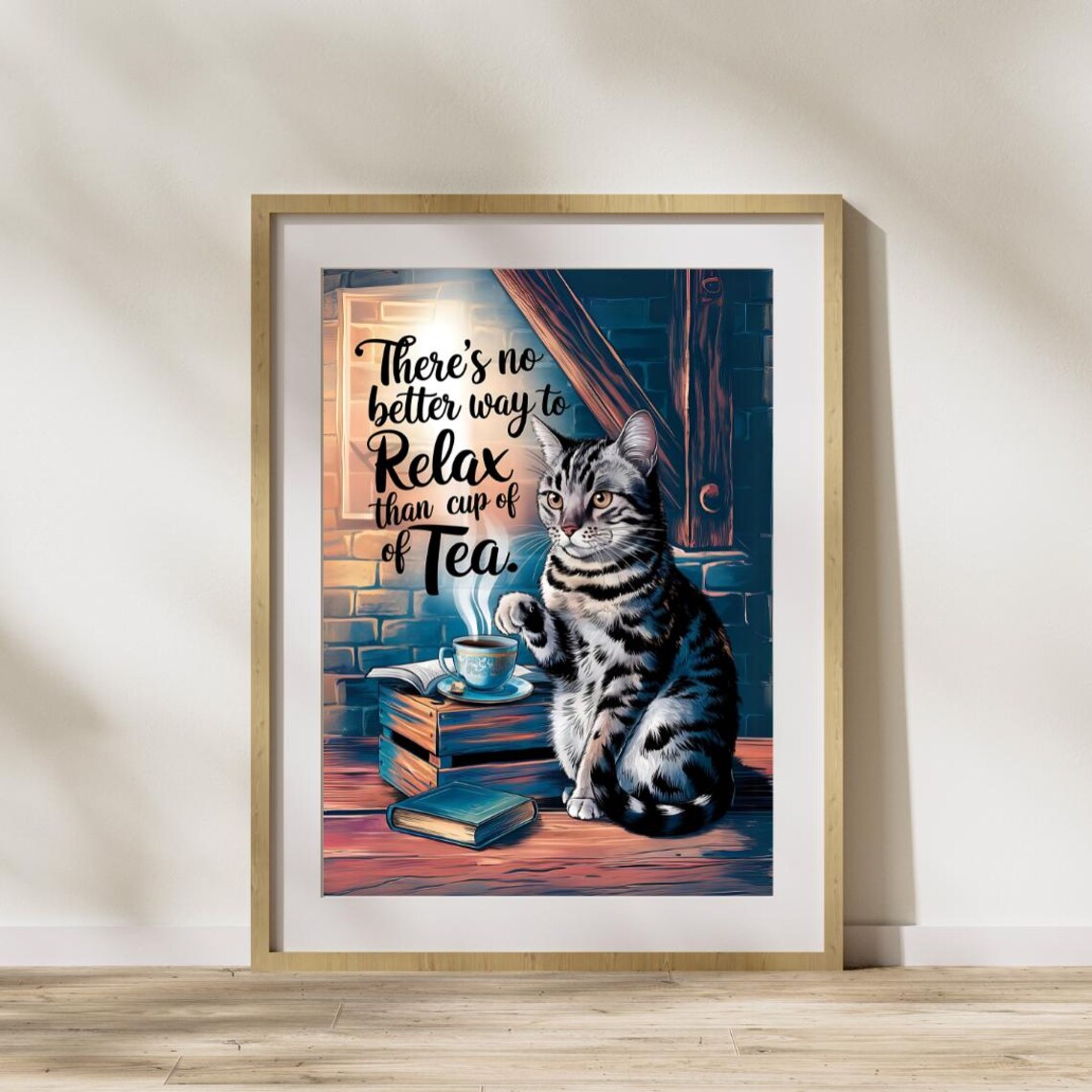 Funny Tea Wall Art, Tea Lover Kitchen Decor - Image 2