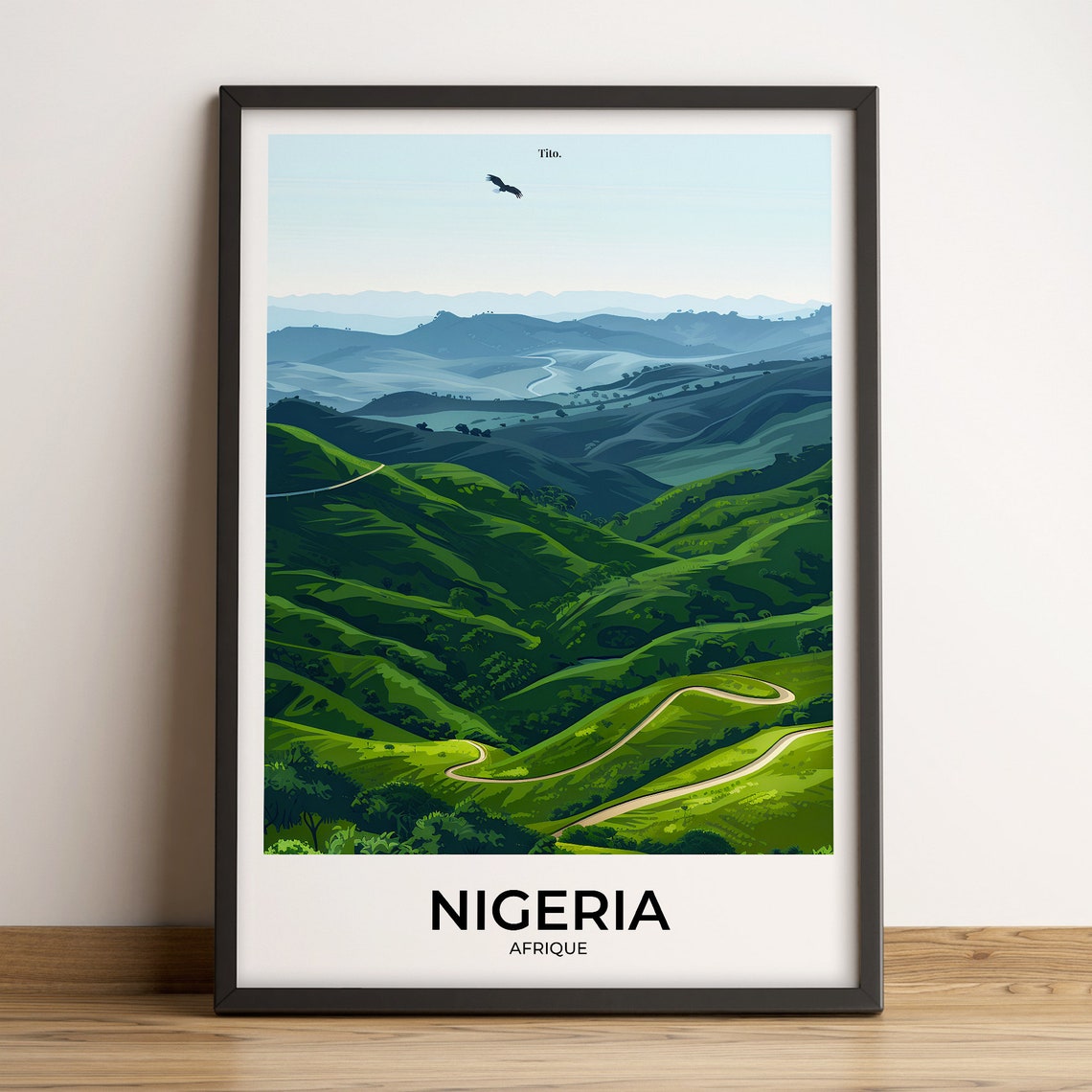 Nigeria Poster Nigeria Travel Poster Nigeria Art Print Nigeria Poster Nigeria In Africa Customizable Gift