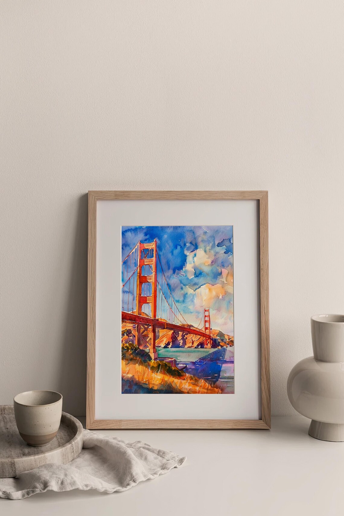 Golden Gate Bridge San Francisco Wall Art Print - Image 3