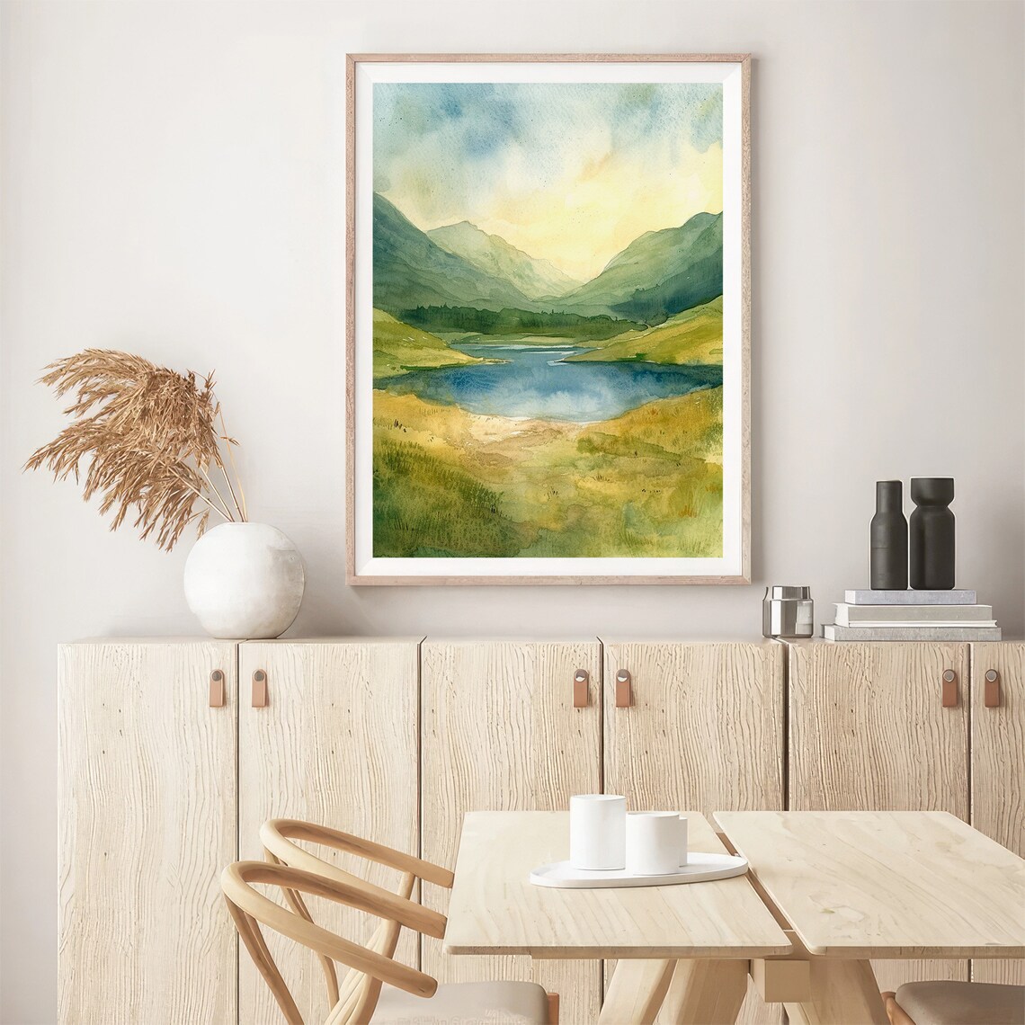 Lake District Watercolor Landscape Art Print, England - Image 5