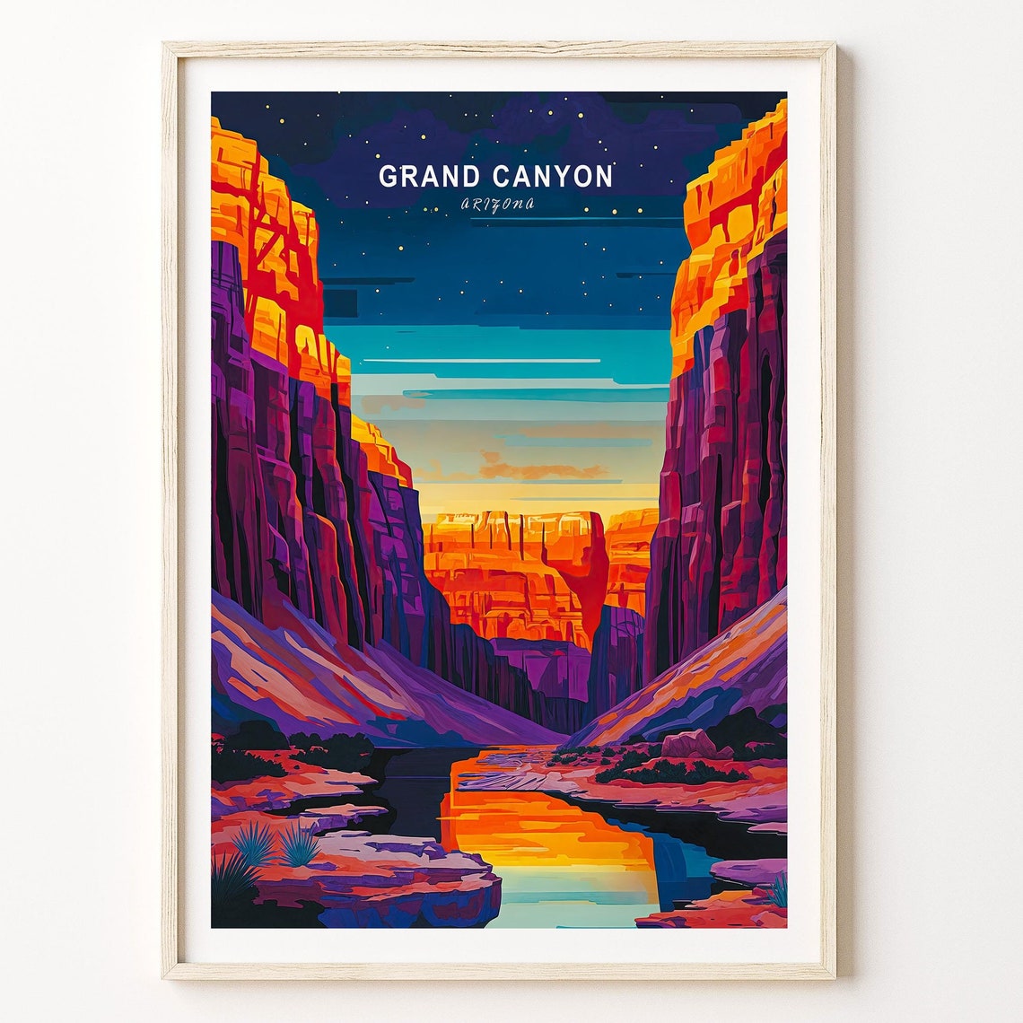 Grand Canyon Arizona Travel Poster