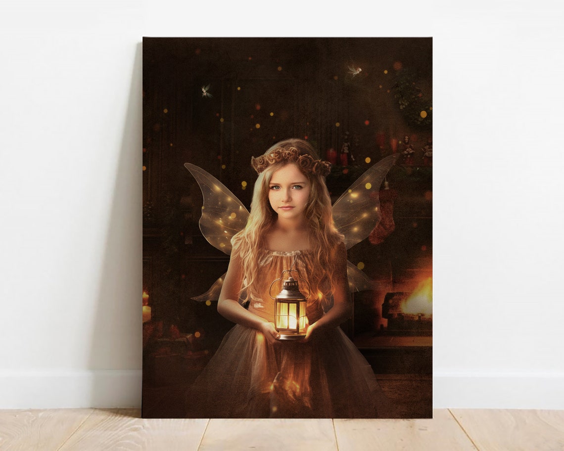 Personalized Portrait From Photo Custom Family Portrait Christmas Wall Art Print Pet Painting Personalized Gifts Christmas Gifts - Image 2