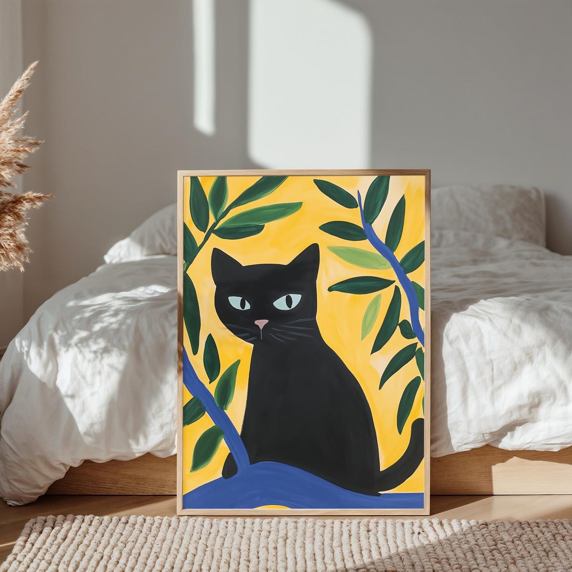 Henri Matisse Black Cat, Modern Wall Art Decor - Image 4