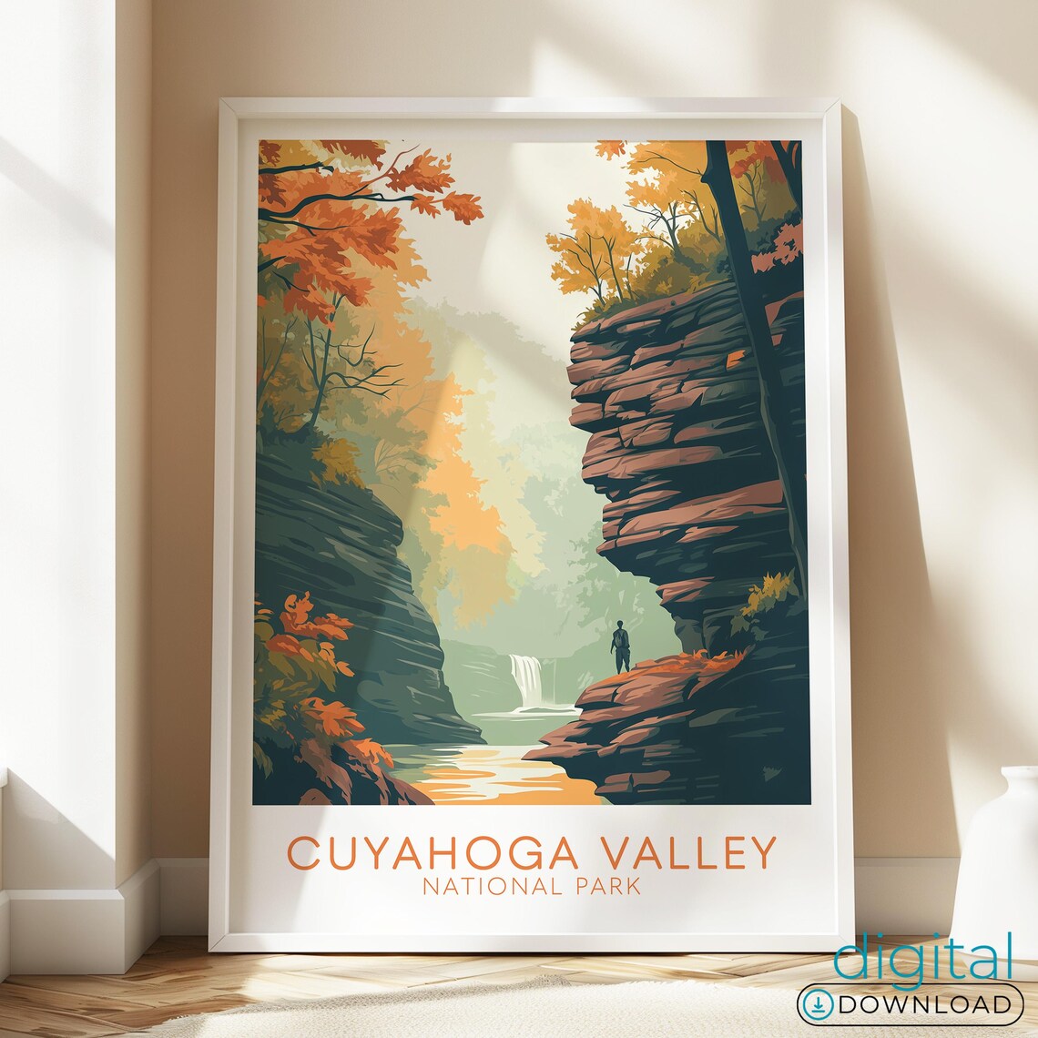 Cuyahoga Valley National Park Ohio Travel Poster