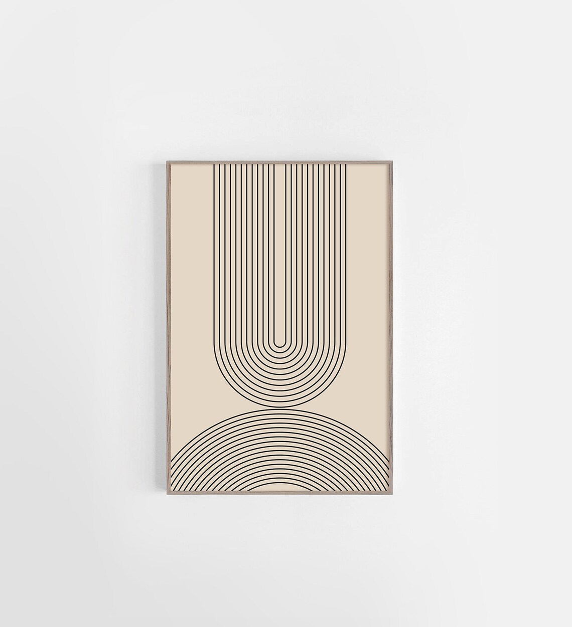 Modern Arch Line Art, Mid Century Abstract Art Print - Image 2