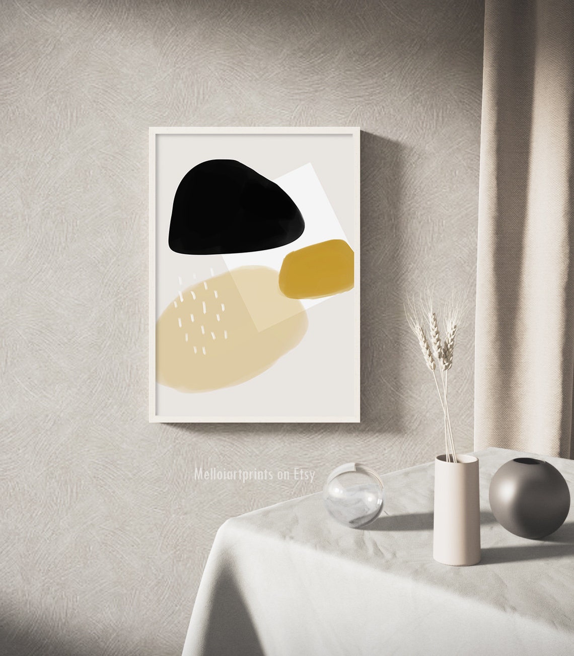 Mid Century Print Geometric Wall Art Abstract Poster Art Nursery Print Modern Abstract Print Boho Decor Affiche - Image 4