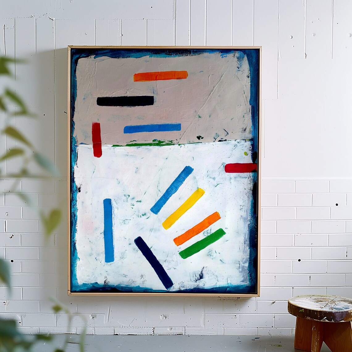 Abstract Modern Painting, Large Abstract Wall Art Print