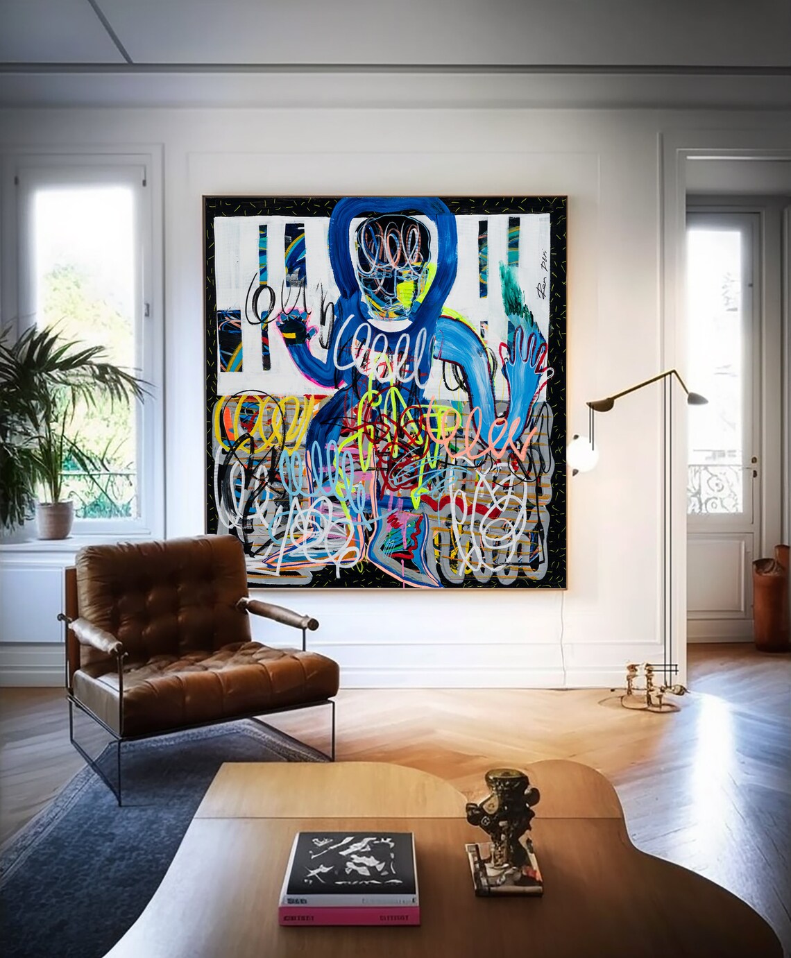 I Robot Contemporary Abstract Art Print by Ron Deri