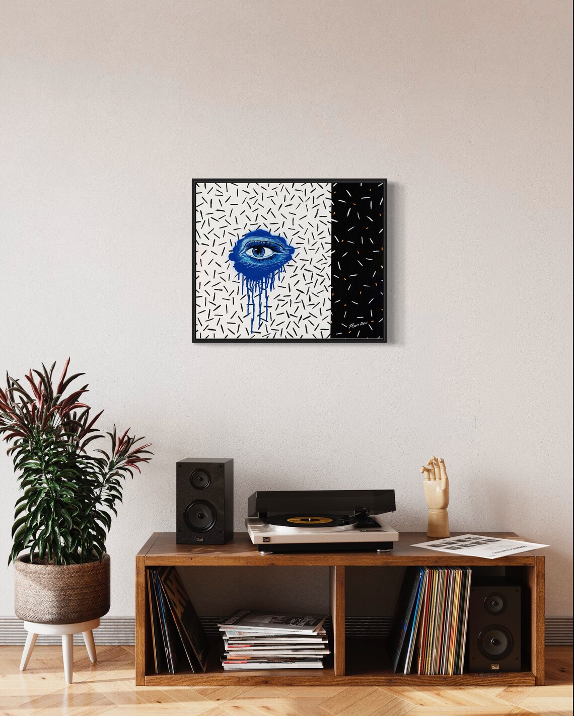 Painting 50 By Ron Deri, Minimalist Abstract Art Print - Image 4