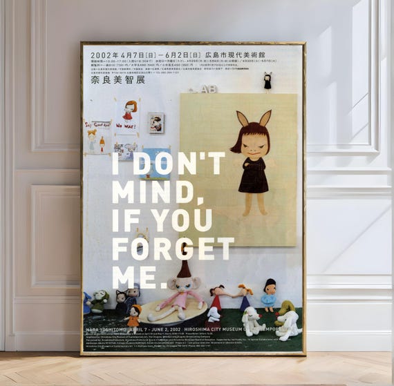 Yoshitomo Nara I Dont Mind If You Forget Me 2002 Yoshitomo Nara I Dont Mind If You Forget Me Bunny Ears Japanese Art Defiance