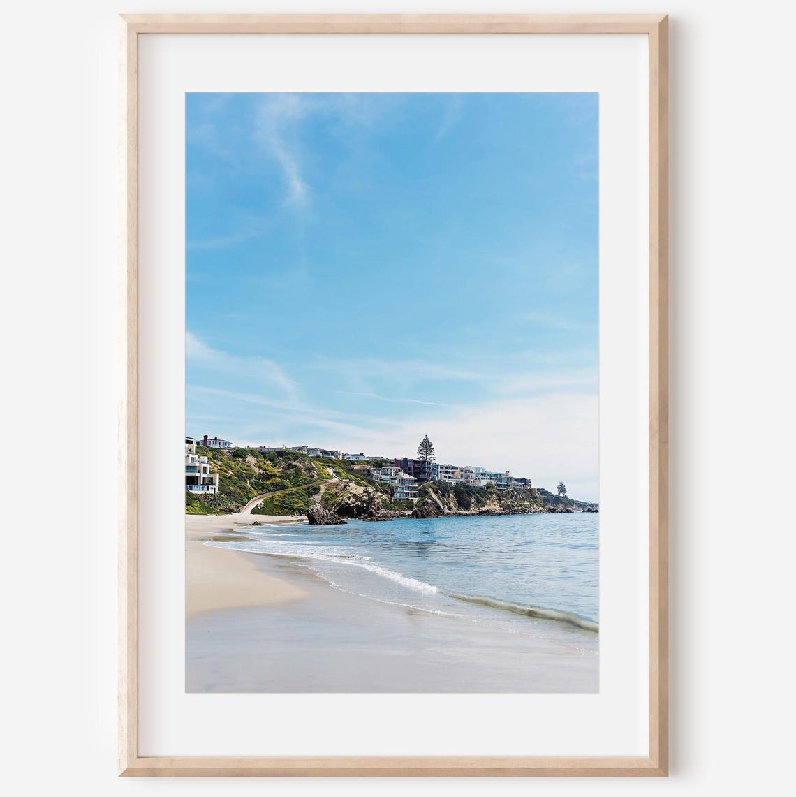 Newport Beach California Sandy Shore Waves Coastline Photo Poster