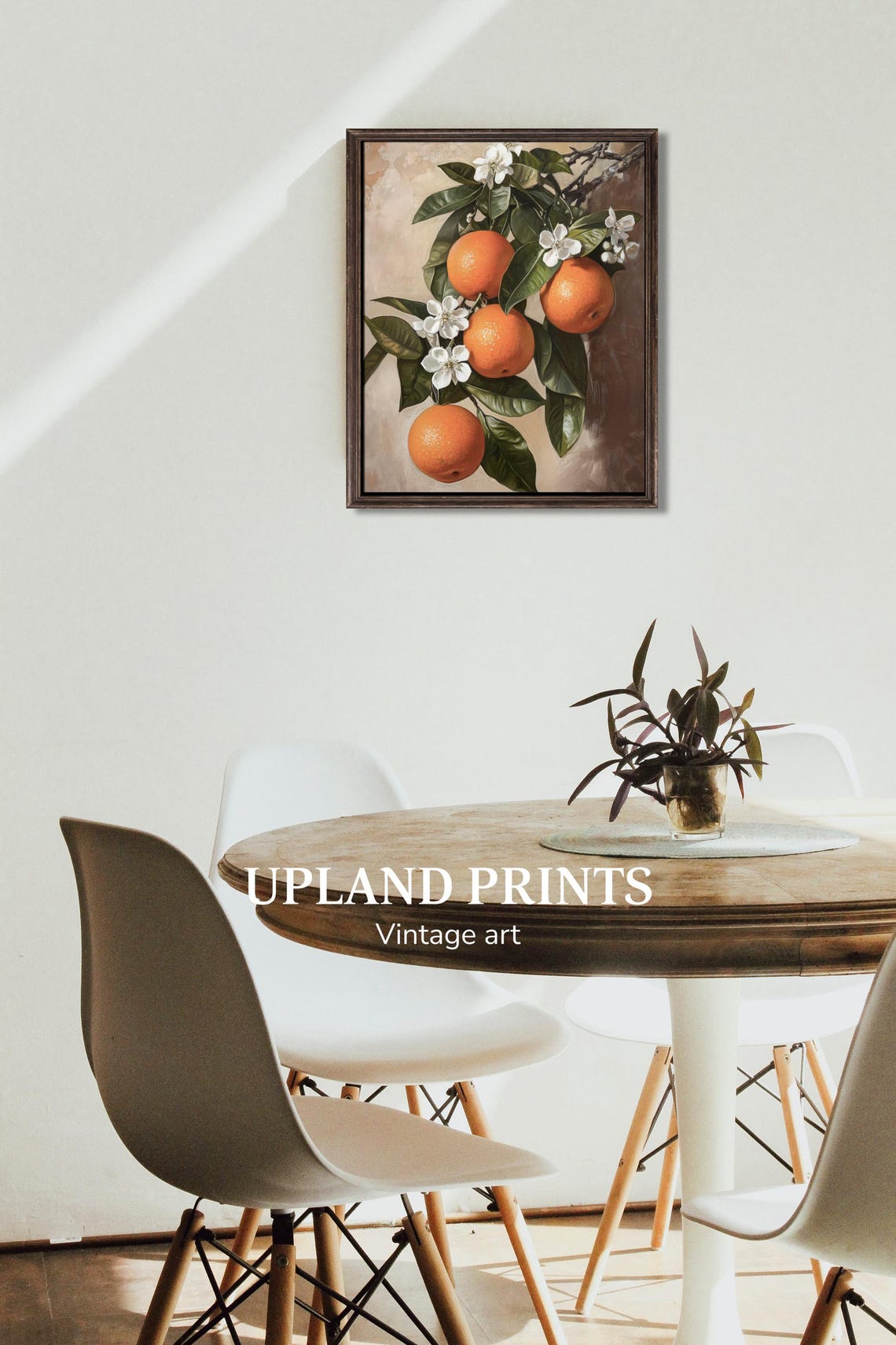 Rustic Oranges Painting Orange Still Life Painting Artwork Oranges Print Art Rustic Kitchen Wall Art Citrus Fruit 050 - Image 2