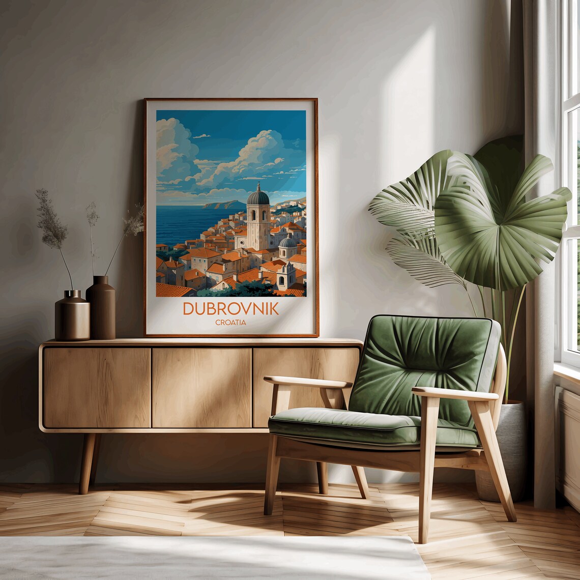Dubrovnik Travel Poster, Croatia Custom Personalised - Image 2