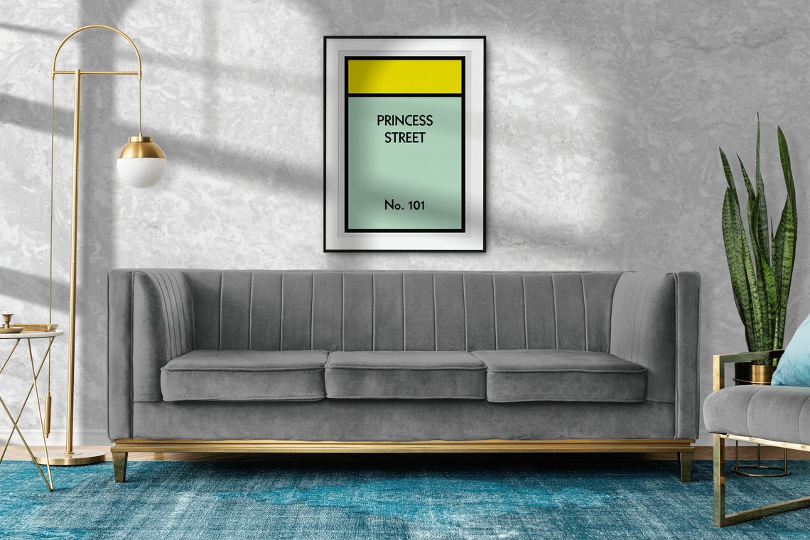 Personalized Street Name Monopoly Style Custom Address Print - Image 2