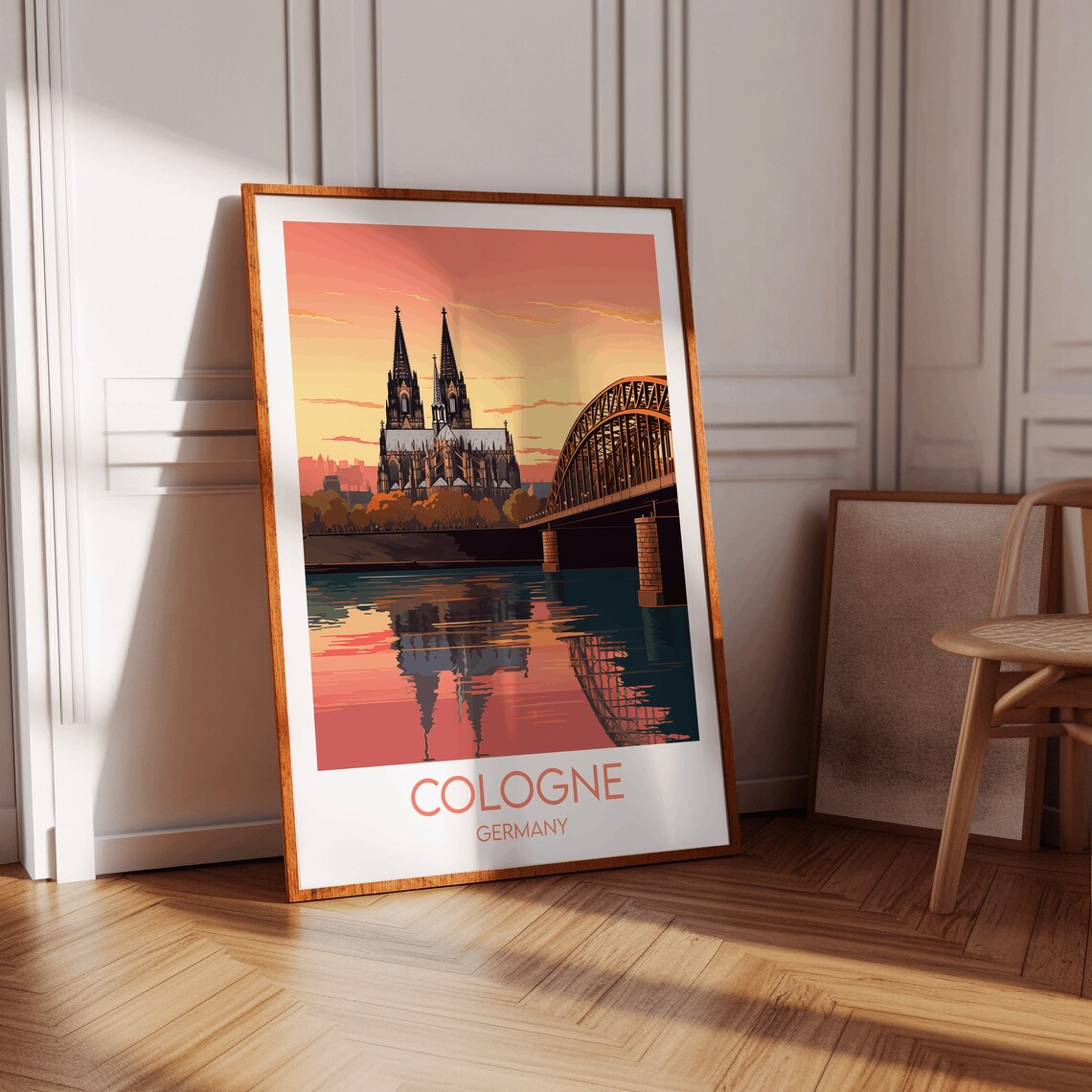 Cologne Travel Poster, Germany Place Print - Image 4