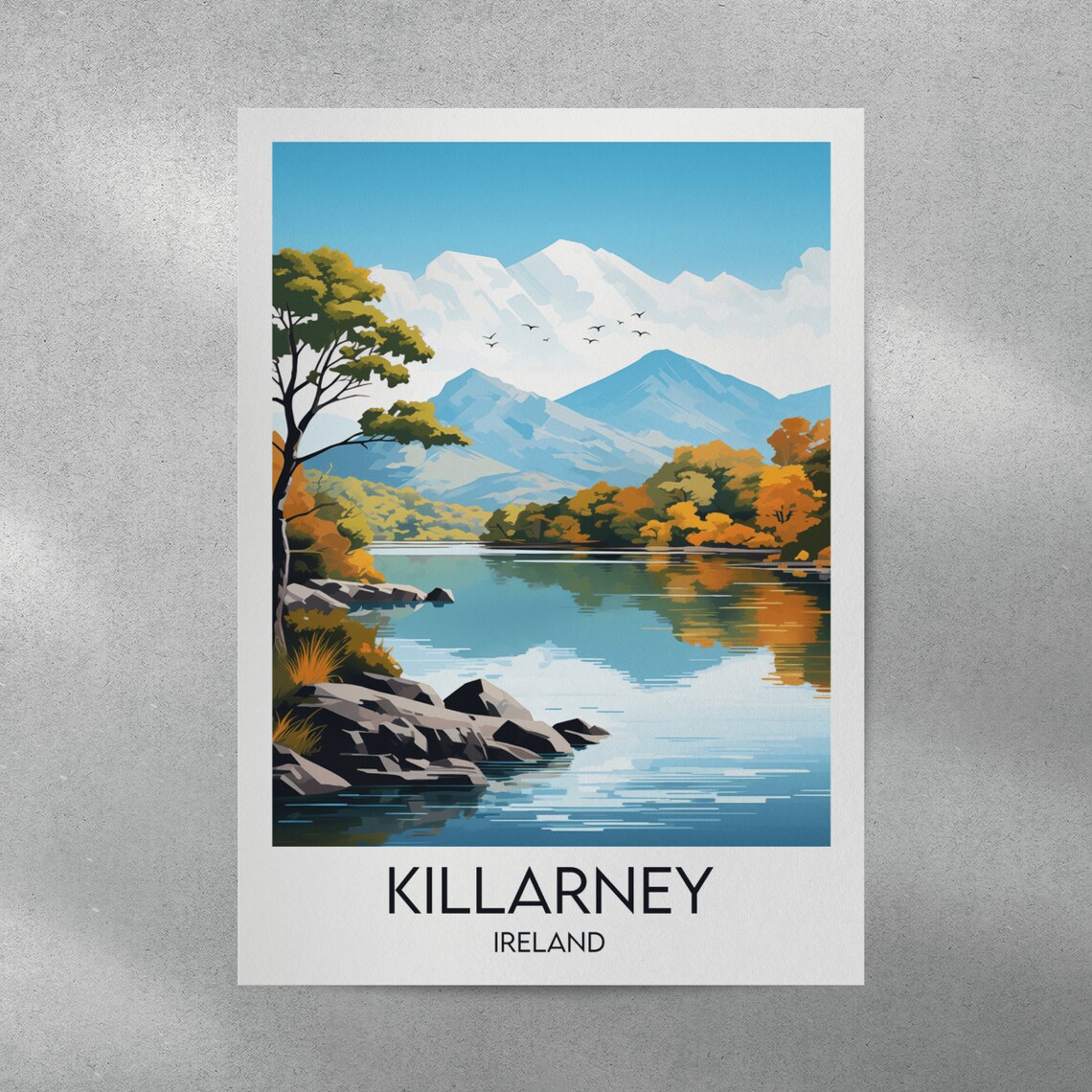 Killarney Travel Poster, Custom Personalised Gift - Image 4