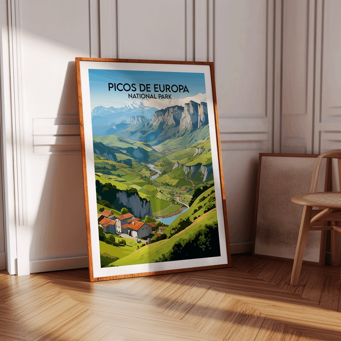 Picos De Europa National Park Travel Poster, Spain - Image 3