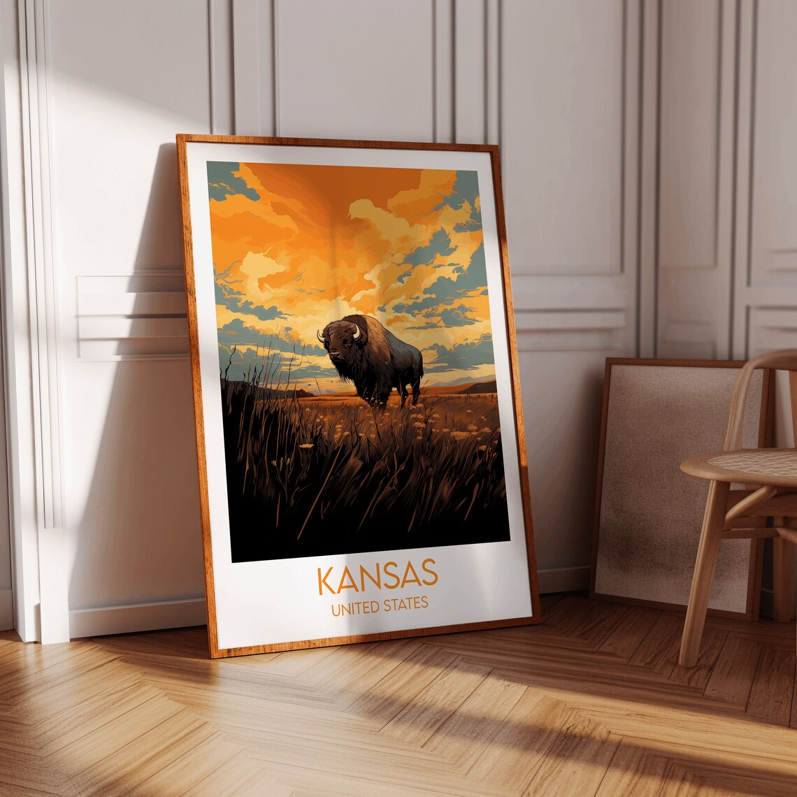 Kansas Travel Print, United States Travel Poster - Image 2