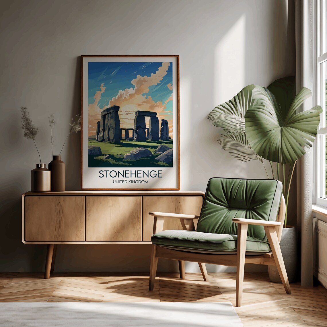 Stonehenge Travel Poster, United Kingdom - Image 2