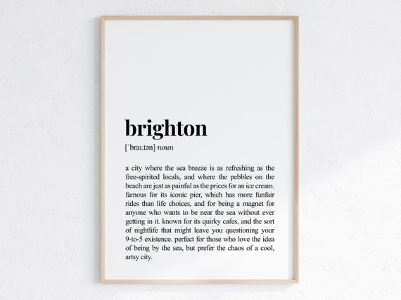 Funny Definition Print Housewarming Humorous Dictionary Poster Sassy Holiday Rental Decor