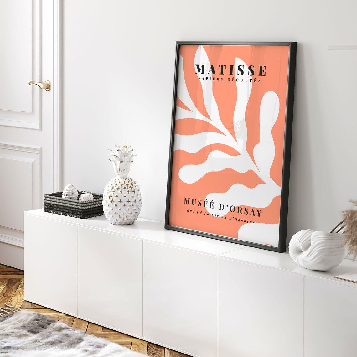 Henri Matisse Papiers Decoupes Coral Branch White Musee Art Poster - Image 5