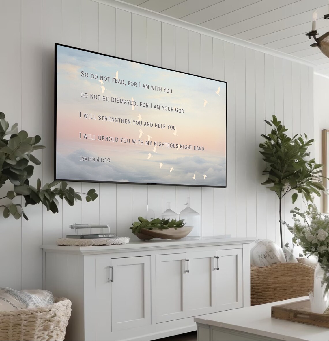 Isaiah 41 10 Do Not Fear Sunrise Birds Christian Scripture Poster - Image 4