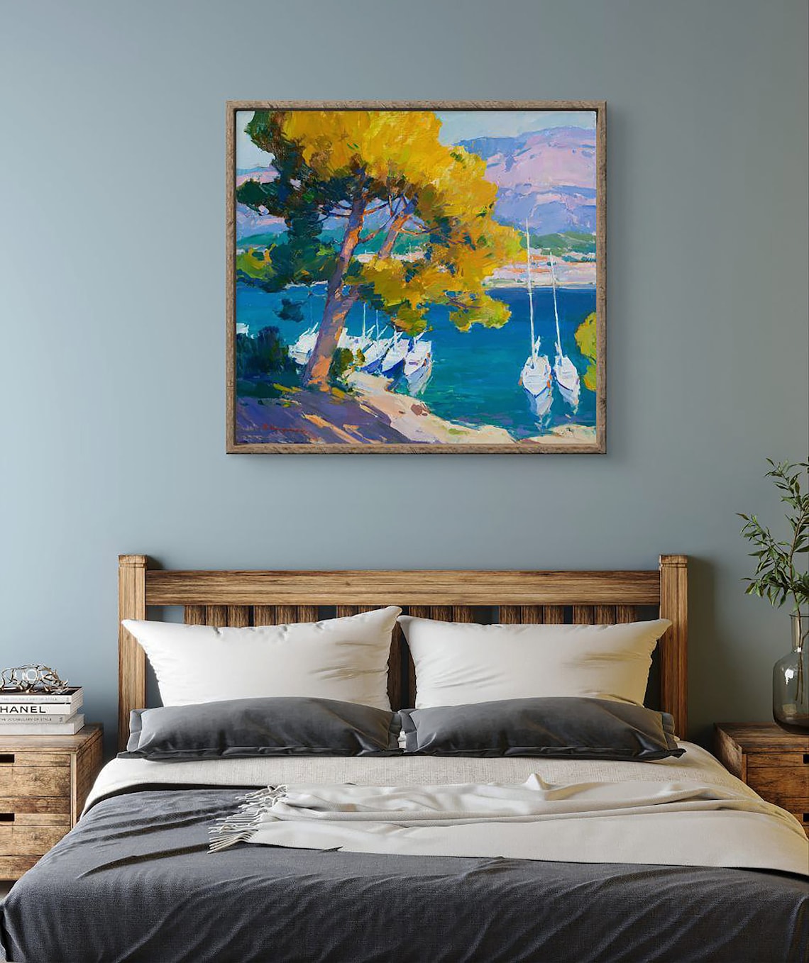 Makarska Riviera Seascape, Croatian Wall Art Print